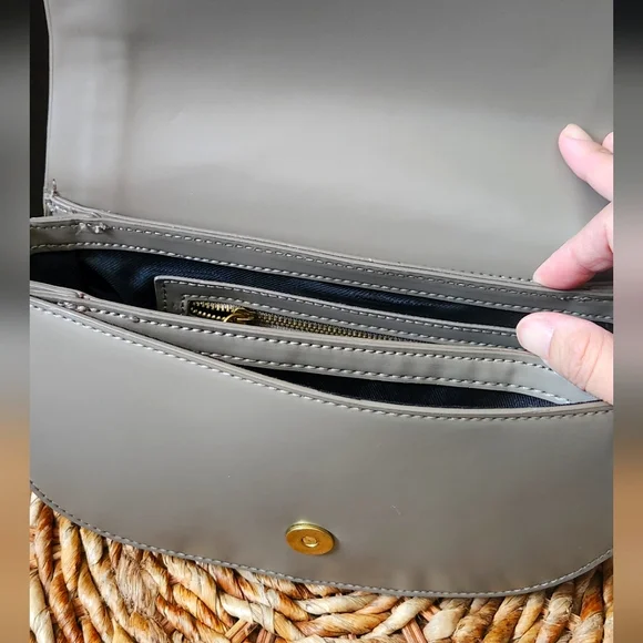 Zara Taupe Crossbody Bag - Picture 6 of 8